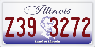 IL license plate Z393272