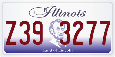 IL license plate Z393277