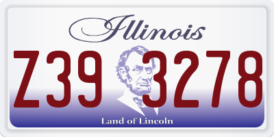 IL license plate Z393278