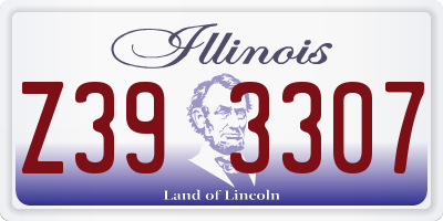 IL license plate Z393307