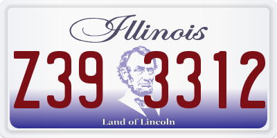 IL license plate Z393312