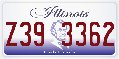 IL license plate Z393362