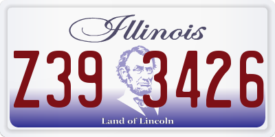 IL license plate Z393426