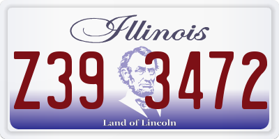 IL license plate Z393472