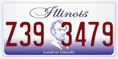 IL license plate Z393479