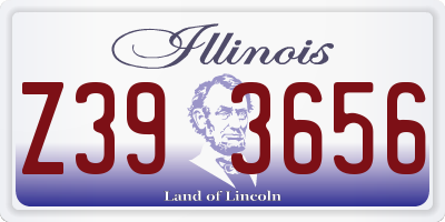 IL license plate Z393656