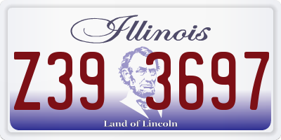 IL license plate Z393697