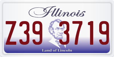 IL license plate Z393719