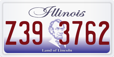 IL license plate Z393762