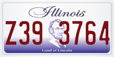 IL license plate Z393764
