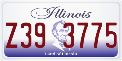 IL license plate Z393775
