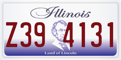 IL license plate Z394131