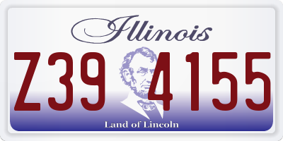 IL license plate Z394155