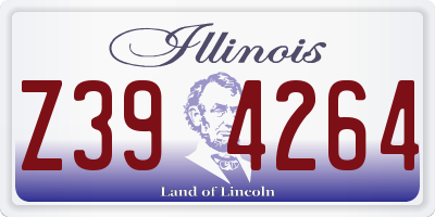IL license plate Z394264