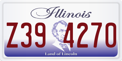 IL license plate Z394270
