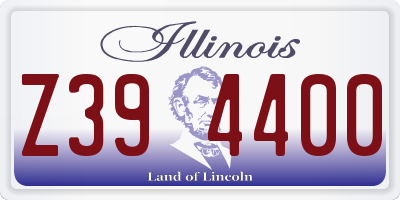IL license plate Z394400