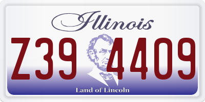 IL license plate Z394409