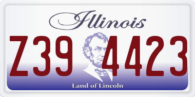 IL license plate Z394423