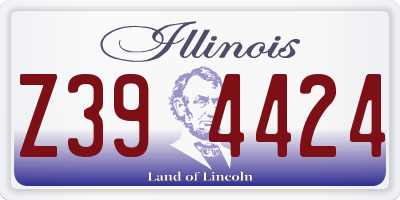 IL license plate Z394424