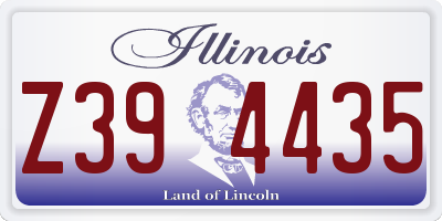 IL license plate Z394435