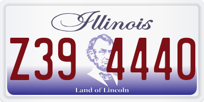 IL license plate Z394440