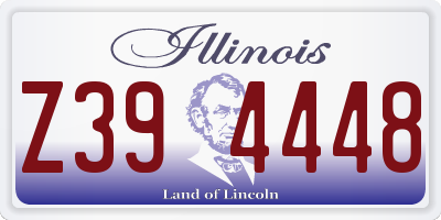 IL license plate Z394448
