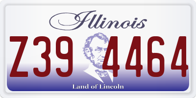 IL license plate Z394464