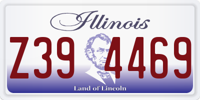 IL license plate Z394469