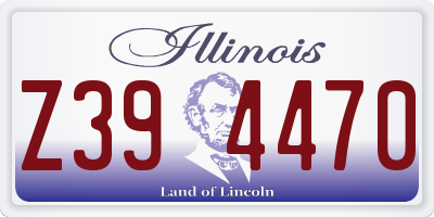 IL license plate Z394470