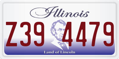 IL license plate Z394479