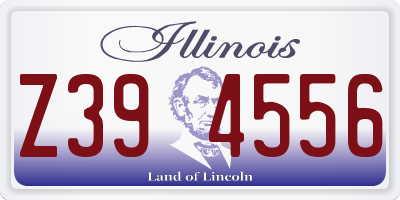 IL license plate Z394556