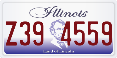 IL license plate Z394559