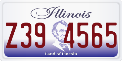 IL license plate Z394565