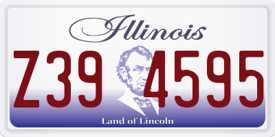 IL license plate Z394595