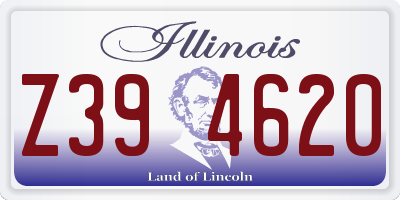 IL license plate Z394620