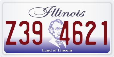 IL license plate Z394621