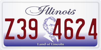 IL license plate Z394624