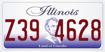 IL license plate Z394628