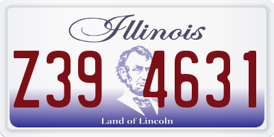 IL license plate Z394631