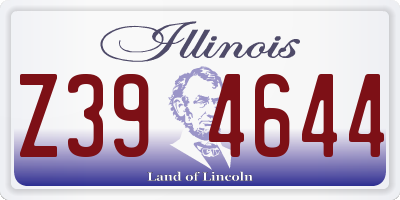 IL license plate Z394644