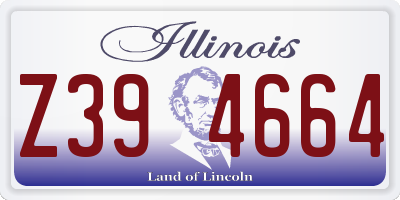 IL license plate Z394664