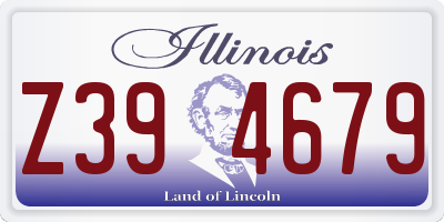 IL license plate Z394679