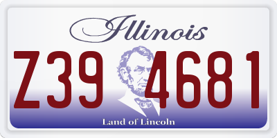 IL license plate Z394681