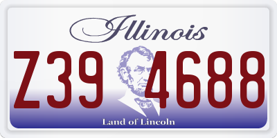 IL license plate Z394688