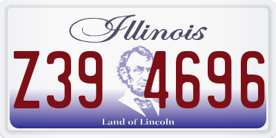 IL license plate Z394696