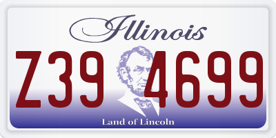 IL license plate Z394699