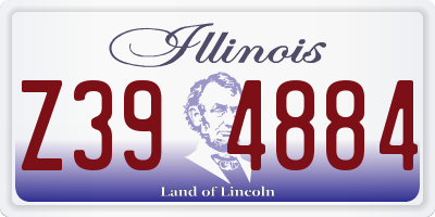 IL license plate Z394884