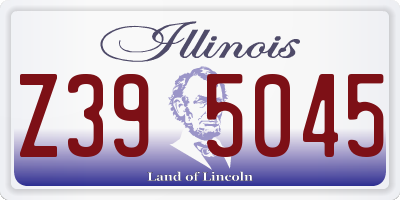 IL license plate Z395045