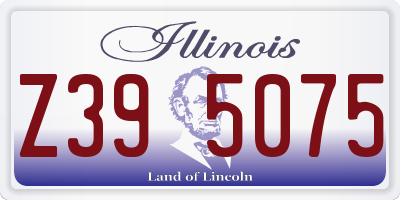 IL license plate Z395075
