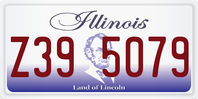 IL license plate Z395079
